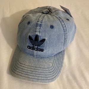 Adidas denim blue hat